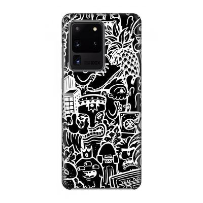 Vexx Black Mixtape: Volledig geprint Samsung Galaxy S20 Ultra Hoesje