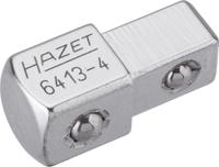 HAZET Doorsteekvierkant 6413-4 · 3/8 inch (10 mm) vierkant massief · 1/2 inch (12,5 mm) vierkant massief · Lengte: 30,2 mm