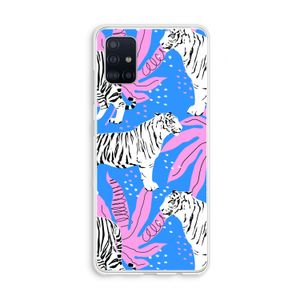Tijger: Galaxy A51 4G Transparant Hoesje