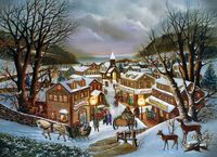 Cobble Hill legpuzzel Remember Christmas karton 1000 stukjes - thumbnail