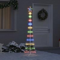 LED Kerstboom Multikleur 138.5 x 138.5 x 399 cm Metaal