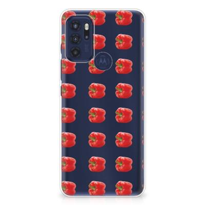 Motorola Moto G60s | Siliconen Case | Paprika Red