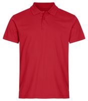 Clique 028280 Single Jersey Polo - Rood - S