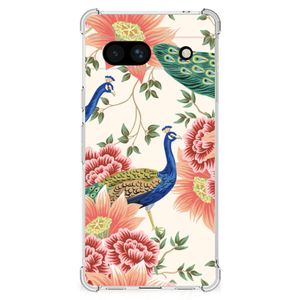 Case Anti-shock voor Google Pixel 7A Pink Peacock