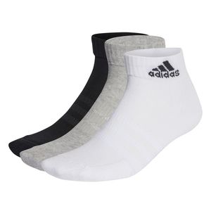 adidas Enkelsokken Cushioned Sportswear 3-Pak - Wit/Grijs/Zwart