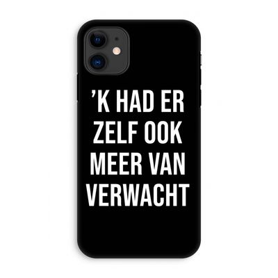 Meer verwacht - Zwart: iPhone 11 Tough Case