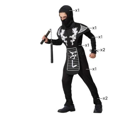 Kostuums voor Kinderen Multicolour Ninja - Maat: 5-6 Jaar - Maat: 5-6 Jaar
