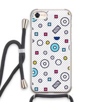 8-bit N°9: iPhone 7 Transparant Hoesje met koord