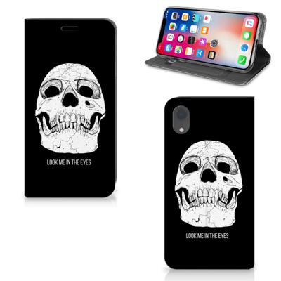 Mobiel BookCase Apple iPhone Xr Skull Eyes Mobiel BookCase Apple iPhone Xr Skull Eyes