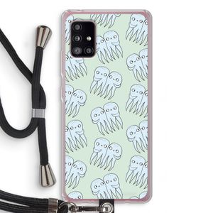 Octopussen: Samsung Galaxy A51 5G Transparant Hoesje met koord