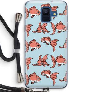Blub: Samsung Galaxy A6 (2018) Transparant Hoesje met koord
