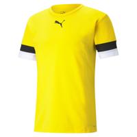PUMA teamRISE Voetbalshirt Geel Zwart Wit