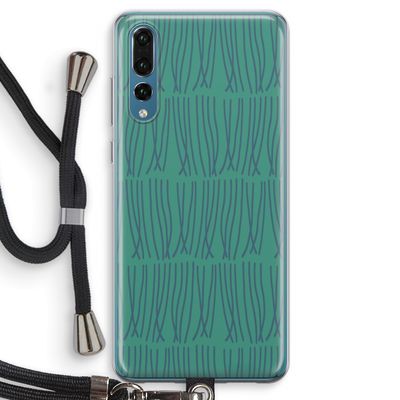 Swirls: Huawei P20 Pro Transparant Hoesje met koord