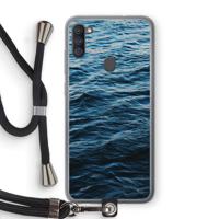 Oceaan: Samsung Galaxy A11 Transparant Hoesje met koord