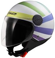 LS2 jet helm "of558 sphere lux ii swirl" helmet of558 sph. lux ii swirl s white/colorful