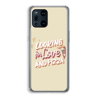 Pizza is the answer: Oppo Find X3 Pro Transparant Hoesje