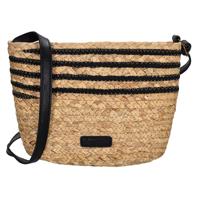 PE Florence Rieten Schoudertas/Strandtas Natural Life Natuur Zwart