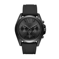 Horlogeband Michael Kors MK8560 Silicoon Zwart 24mm - thumbnail