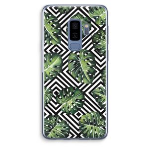 Geometrische jungle: Samsung Galaxy S9 Plus Transparant Hoesje