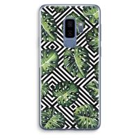 Geometrische jungle: Samsung Galaxy S9 Plus Transparant Hoesje