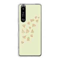 Falling Leaves: Sony Xperia 1 III Transparant Hoesje