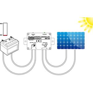 Kemo Charging Controller M149N Laadregelaar voor zonne-energie Serie 12 V 10 A