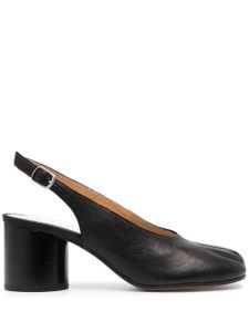 Maison Margiela escarpins Tabi 60 mm à bride arrière - Noir