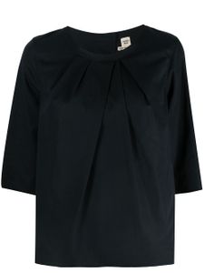 Hermès Pre-Owned blouse à boutonnière - Bleu