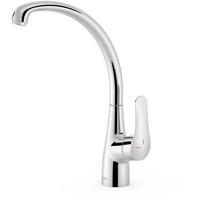 Keukenkraan Tres Cocina Chroom | Opbouw | Mengkraan | 1-hendel | Rond | Chroom