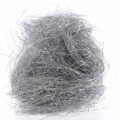 Decoris engelenhaar - 1x - zilver - synthetisch haar - 20 gram - kerstboom decoratie