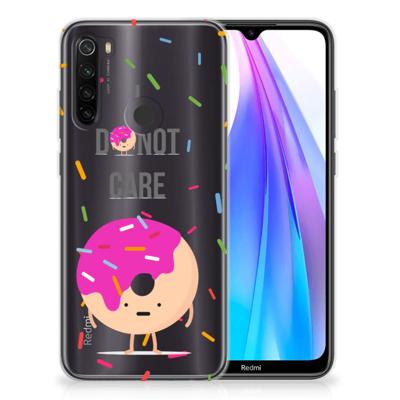 Xiaomi Redmi Note 8T | Siliconen Case | Donut Roze