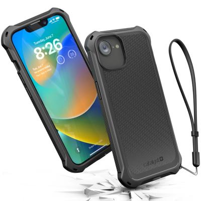 Catalyst Crux Hoesje Compatibel met MagSafe iPhone 14 / 16e Stealth Black