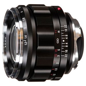 Voigtlander Nokton 50mm f/1.2 VM Leica M-mount objectief Zwart