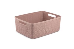 Curver Jute opbergmand M 12 liter rose dawn