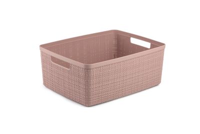 Curver Jute opbergmand M 12 liter rose dawn