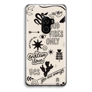 Good vibes: Xiaomi Mi Mix 2 Transparant Hoesje