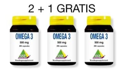 Omega 3 500mg aktie 2 + 1