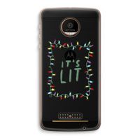 It's Lit: Motorola Moto Z Force Transparant Hoesje