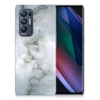 Smartphone hoesje OPPO Find X3 Neo Painting Grey Smartphone hoesje OPPO Find X3 Neo Painting Grey