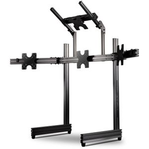 Next Level Racing Elite Quad Monitor Stand carbon grey standaard