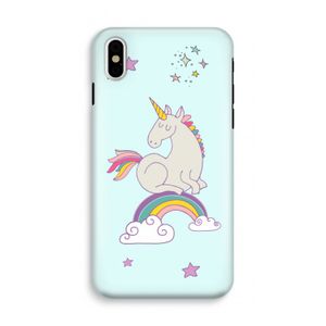 Regenboog eenhoorn: iPhone X Tough Case