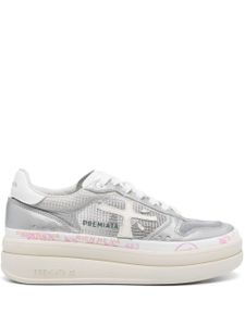 Premiata baskets en cuir - Gris