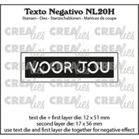 Crealies • texto negativo snijmal voor jou (horizontaal)