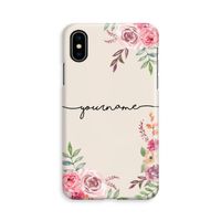 Rozen: iPhone Xs Volledig Geprint Hoesje