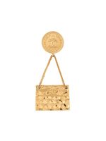 CHANEL Pre-Owned broche à breloque sac - Or