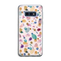 Terrazzo Memphis Pink: Samsung Galaxy S10e Transparant Hoesje