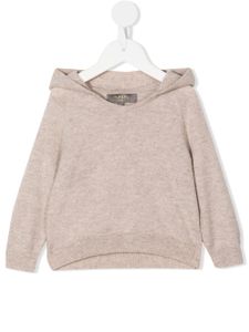 N.PEAL KIDS hoodie en cachemire - Marron