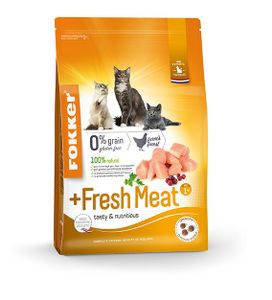 Cat en Fresh Meat 2,5kg, - Fokker