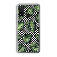 Geometrische jungle: Huawei P Smart (2020) Transparant Hoesje