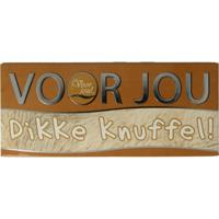 Voor Jou! Wensreep melkchocolade knuffel